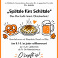 Flyer Dorfcaf&eacute; Wei&szlig;dorf Oktober 2026 Sp&auml;tzle